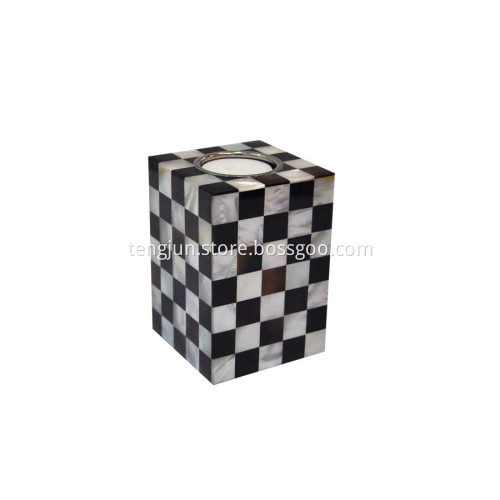 Eco Friendly Seashell Mosaic Candle Holder